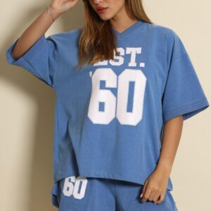 חליפת שרוול קצר 60 כחול