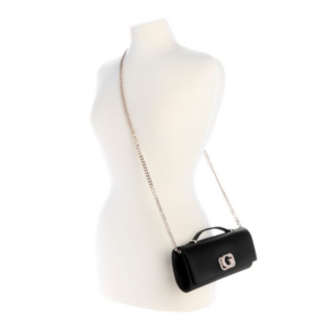 GUESS ZALINA תיק קלאץ' סאטן עם ידית עליונה