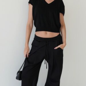 1930 מכנס בלון שחור ANTIGO