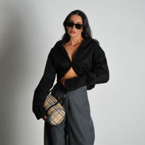 חולצת טויה שחור