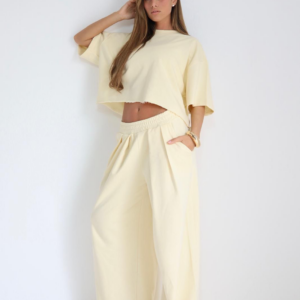 חליפת פרנץ טרי פנסים צהוב