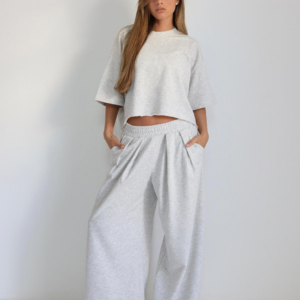 חליפת פרנץ טרי פנסים אפור