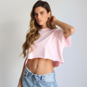 קרופ רוגבי גזור ורוד