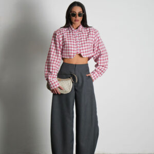 מכנסי דרוברי-אפור