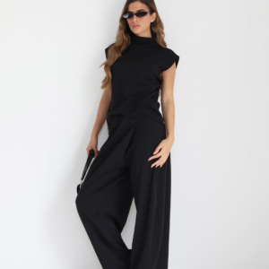 חליפת מכנס אלכסון שחור