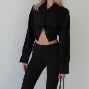 טייץ FINITE LINES שחור ANTIGO